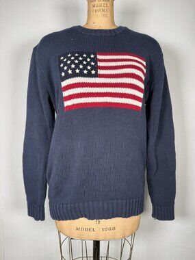Brandy Melville Nico American Navy Knitted Sweater